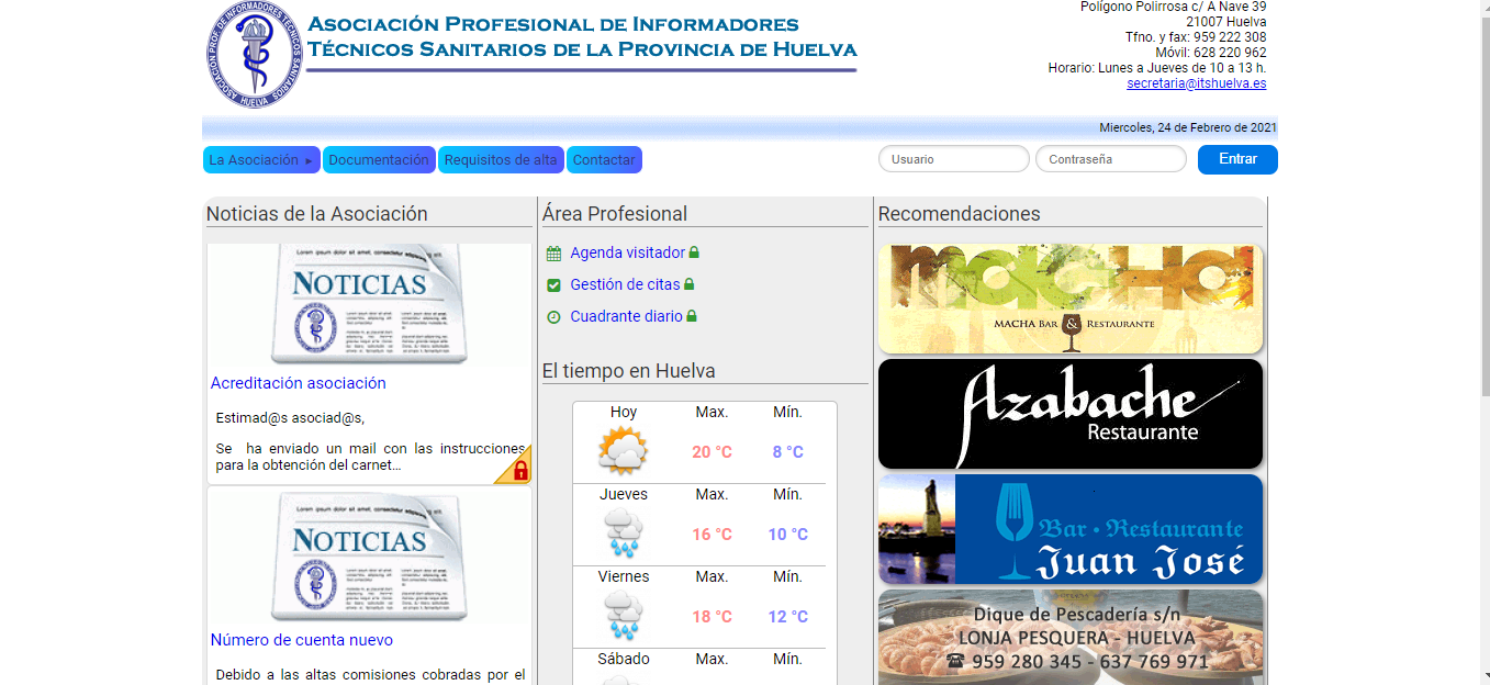 Web ITS Huelva